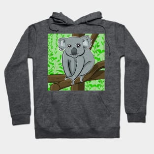 Cute Koala Resting in tree Hoodie